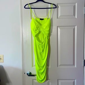 Party Neon Long Dress. M/L. Stretchy marerial.